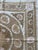 1960s Handmade Neutral Tan Suzani Wall Tapestry 4'4'' X 4'6'' For Sale - Image 5 of 6
