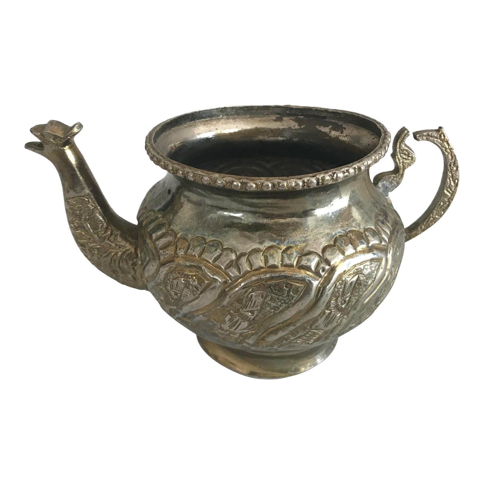 Vintage Turkish Brass Tea Kettle Chairish