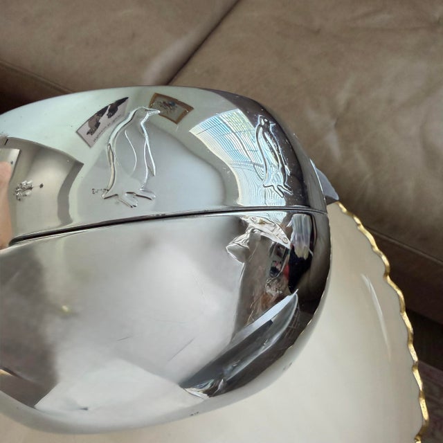 Mid-Century Modern 1950s Mid-Century West Bend Penguin Chrome Ice Bucket For Sale - Image 3 of 6