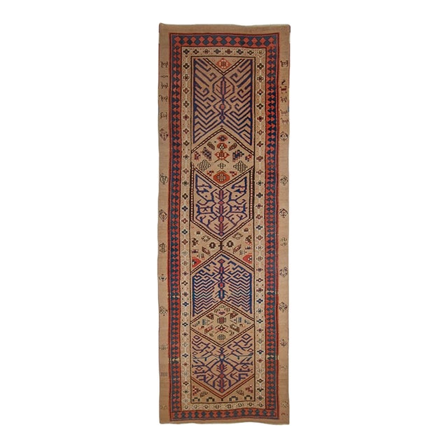 19th Century Serab Runner-3'6" X 10'9" For Sale