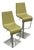 Karim Rashid for Bonaldo Adjusting Skipping Bar Stools, Chartreuse For Sale