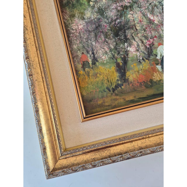 1990s Guido Bertuzzi, Primavera, 1997, Oil Painting on Wood For Sale - Image 5 of 14