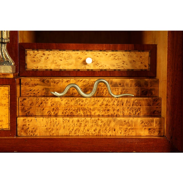 Brown Biedermeier Secretary, Berlin, 1825 For Sale - Image 8 of 18