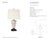 Thomas O'Brien by Visual Comfort Signature Luxor Medium Table Lamp in Alabaster and Bronze with Linen Shade Designer:...