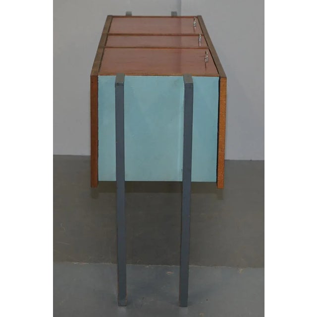 Modern Custom Made Sideboard with Upwards Opening Doors For Sale - Image 8 of 18