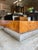 Milo Baughman Milo Baughman Attr Burlwood & Chrome Floating Coffee Table Vintage Mid Century For Sale - Image 4 of 12