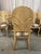 Late 20th Century Wood Carved Palm Frond Leaf Chairs, Set of 6 For Sale - Image 4 of 12
