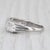 Vintage 0.25ctw Diamond Ring 14k White Gold Size 6 Anniversary Wedding Band For Sale In Greensboro - Image 6 of 8