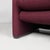 Italian Modern Burgundy Fabric Maralunga Sofa by Vico Magistretti for Cassina, 1970s For Sale - Image 12 of 14