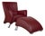 Set of Model 322 Lounge Chair and Ottoman in Bordeaux Red Leather from Rolf Benz For Sale