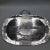 Mid-Century Modern “Wendell August Forge” Hammered Aluminum My Hometown Pittsburgh Pa. Skyline Tray For Sale - Image 3 of 13