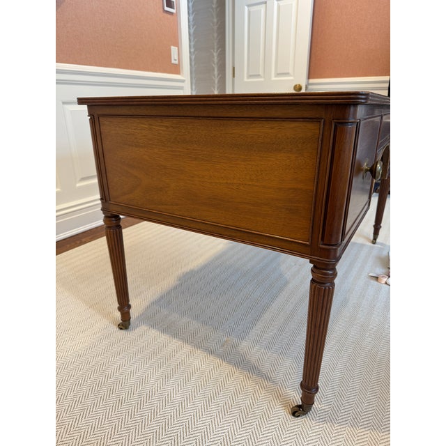 Mid 20th Century English Neoclassical Sheraton Style Desk by Kittinger Desk For Sale In New York - Image 6 of 18