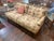 Late 20th Century Vintage English Style Floral Upholstered Sofa With Carved Wood Frame For Sale - Image 5 of 11