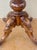 Spanish Carved Wood Pedestal Side Table, Mid-20th Century For Sale - Image 13 of 16