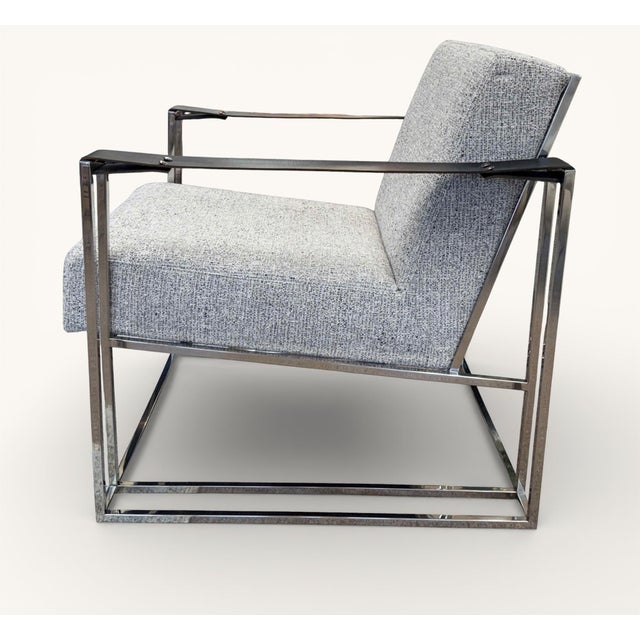 Metal Industrial Modern Bernhardt Dekker Lounge Chairs, a Pair For Sale - Image 7 of 13