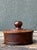 Vintage Round Wood Inlay Trinket Box For Sale - Image 10 of 15