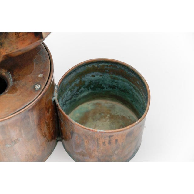 Handmade Electrical Copper Indoor Fountain with Flowers, Italy, 1960s For Sale - Image 11 of 15