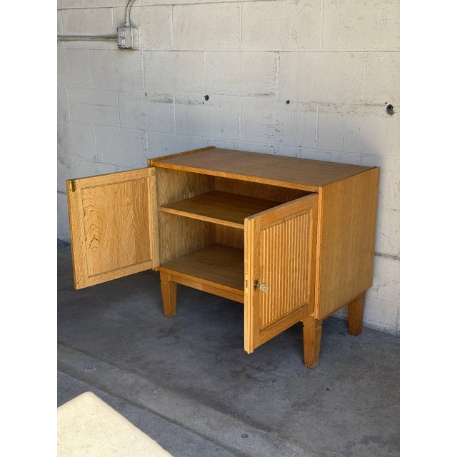 Danish Oak Small Storage Cabinet Mid-Century Modern 1960s For Sale In Los Angeles - Image 6 of 11