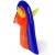 Murano Gambaro Poggi Murano Vintage Bright Orange Blue Yellow Italian Art Glass Horse Head Figurine Sculpture For Sale - Image 4 of 6