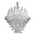 Contemporary Contemporary Murano Style Glass Sella Chandelier with Kromo Metal Frame For Sale - Image 3 of 7