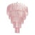 Contemporary Murano Glass Sputnik Chandelier, Mazzega Venini Barovier Style in Pink Strip Color For Sale