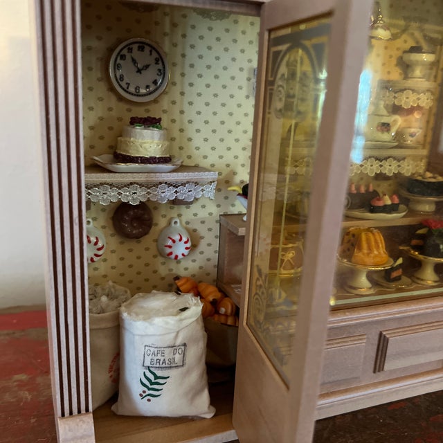 Wood Vintage Reutter Porzellan Patissiere Miniature German Bakery For Sale - Image 7 of 10