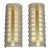 Pair of Murano Ribbed Wall Sconces For Sale