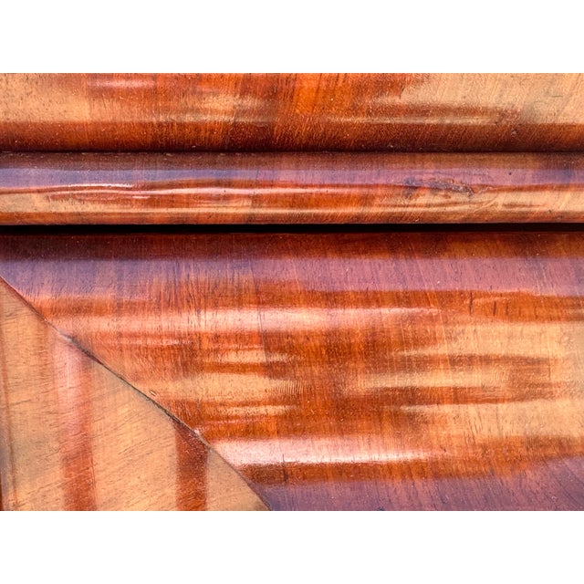 Mid 18th Century Biedermeier Flamed Mahogany Corner Cabinet, Denmark For Sale - Image 17 of 18