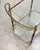 Brass and Wood Bar Trolley, 1960s For Sale - Image 10 of 13