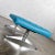 Mid 20th Century Bench Daybed Turquoise Vinyl Faux Leather & Chrome After Arthur Umanoff for Madison Furniture Co For Sale - Image 9 of 13