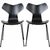 Set of Black Grandprix Chairs by Arne Jacobsen For Sale - Image 18 of 18