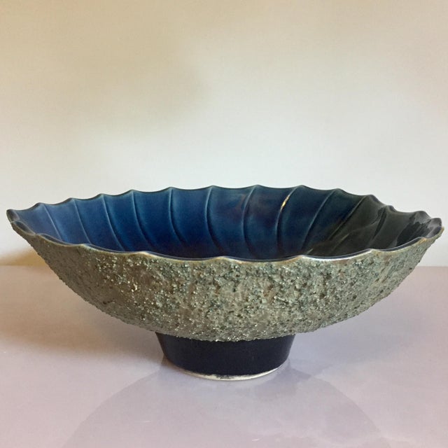 MidCentury Nautilus Pottery Fruit Bowl Chairish