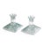 Art Deco René Lalique Fougeres Glass Candleholder - Pair For Sale - Image 3 of 8