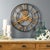 Enhance your space with the bold elegance of our Industrial Iron Gears Wall Clock. Featuring a striking black and gold...
