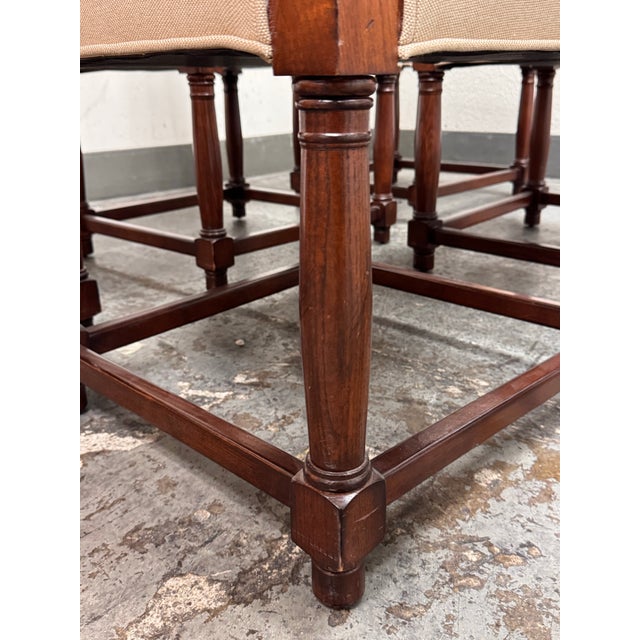 Restoration Hardware Empire Parsons Back Dining Chairs, Set of Six For Sale - Image 11 of 12