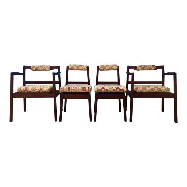 Mid-Century Jens Risom Style Dining Chairs - Set of 4 For Sale