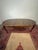1990s 1990s Timeless Criss Cross Inlaid Dining Room Table With Three Leaves For Sale - Image 5 of 10