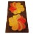 Vintage Modernist German High Pile Rug in the style of Panton, 1970s For Sale