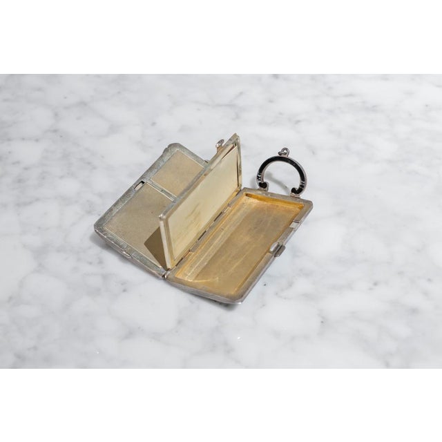 1920s Art Deco Vanity Box in Enamel, 1920 For Sale - Image 5 of 9