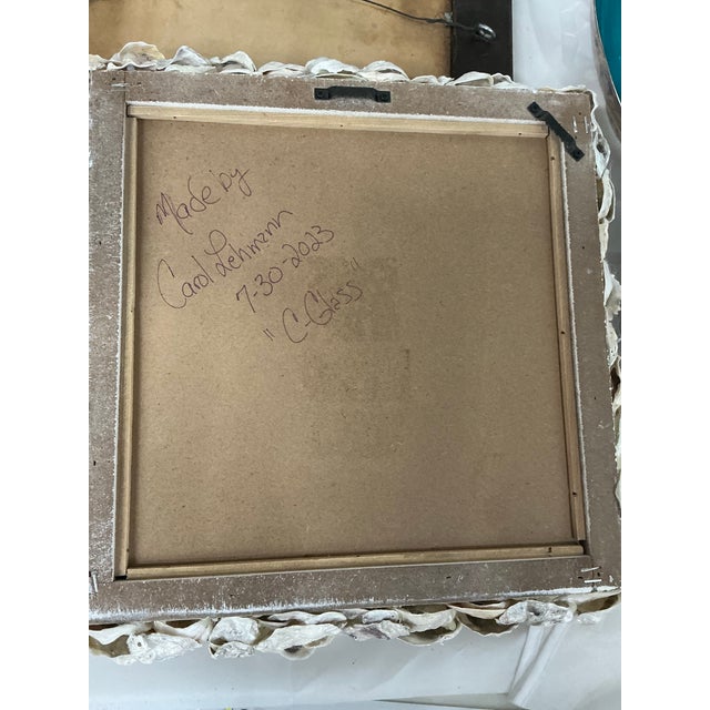Small Shell Frame Mirror For Sale - Image 9 of 9