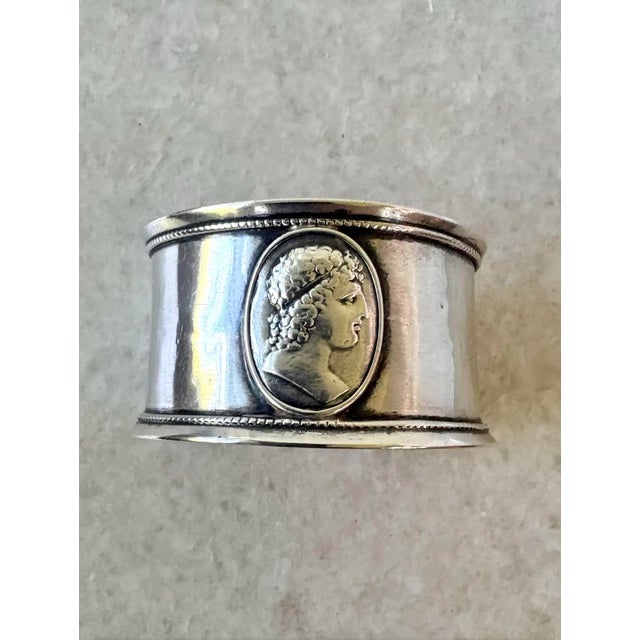 American 1850s Sterling Silver Cuff Bracelet. For Sale - Image 3 of 6