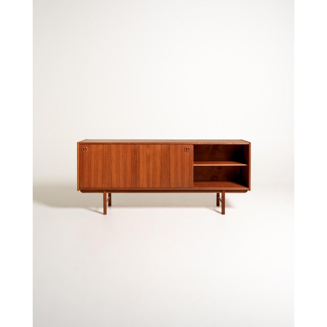 Scandinavian Teak Model Korsör Sideboard, 1960s For Sale - Image 4 of 12