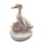 Vintage Aquincum Hungary Vintage Porcelain White Ducks Figurine For Sale