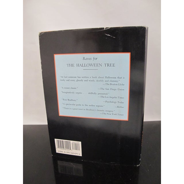 Gothic Ray Bradbury Hand Signed With Pumpkin Drawing Halloween Tree Hardcover Book For Sale - Image 3 of 8