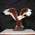 Coloured Bronze American Golden Eagle Statue For Sale - Image 10 of 10
