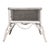 Hollywood Regency White Wicker Side Table Magazine Rack For Sale In Miami - Image 6 of 8