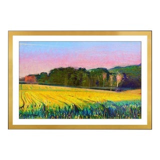 Late 20th Century Warm Red Haze, Charles Basham For Sale