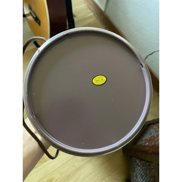 Silver Vintage Brushed Steel & Brass Banker’s Lamp – Industrial Modern Desk Light For Sale - Image 8 of 12