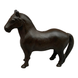 Antique Cast Iron Horse Piggy Bank