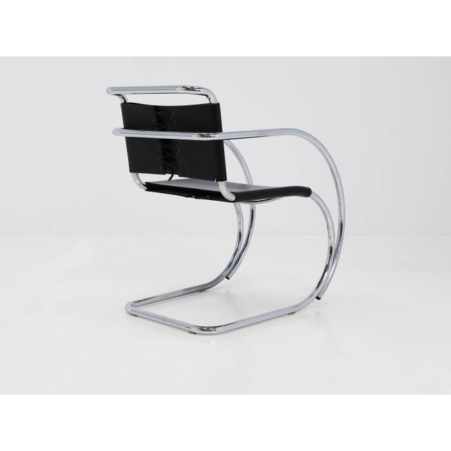 Ludwig Mies van der Rohe MR20 Cantilever Armchairs by Ludwig Mies van der Rohe for Knoll Inc. / Knoll International, 1970s For Sale - Image 4 of 13